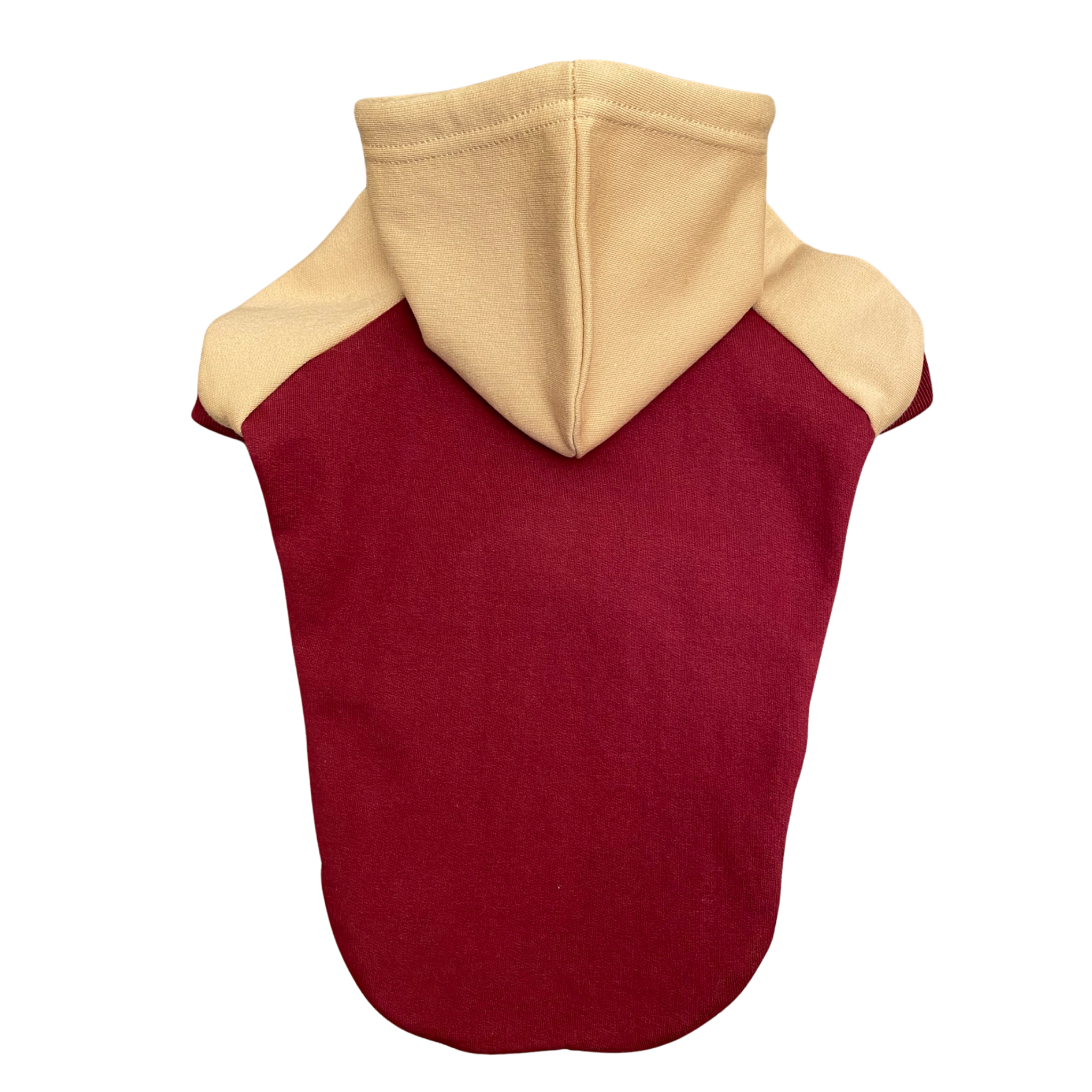 Hoodie Burdeo/Beige