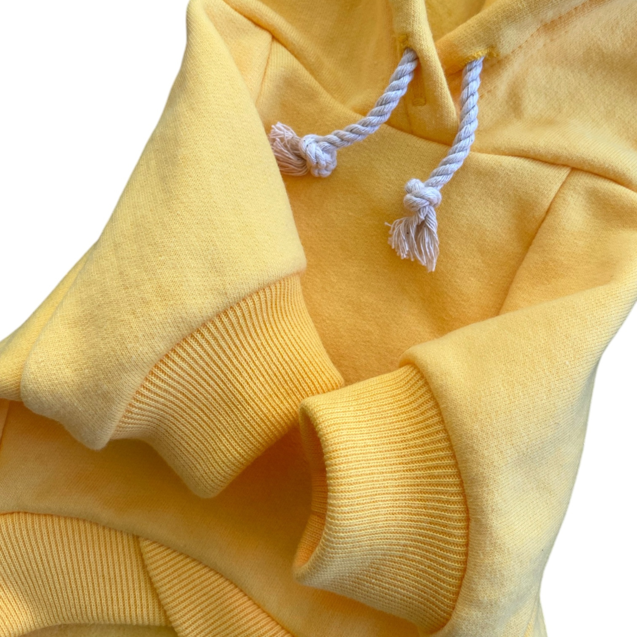 Hoodie Basic Amarillo Salchicha